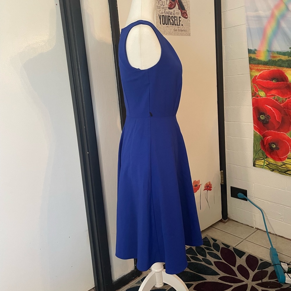 Royal blue a-line dress - Picture 3 of 9